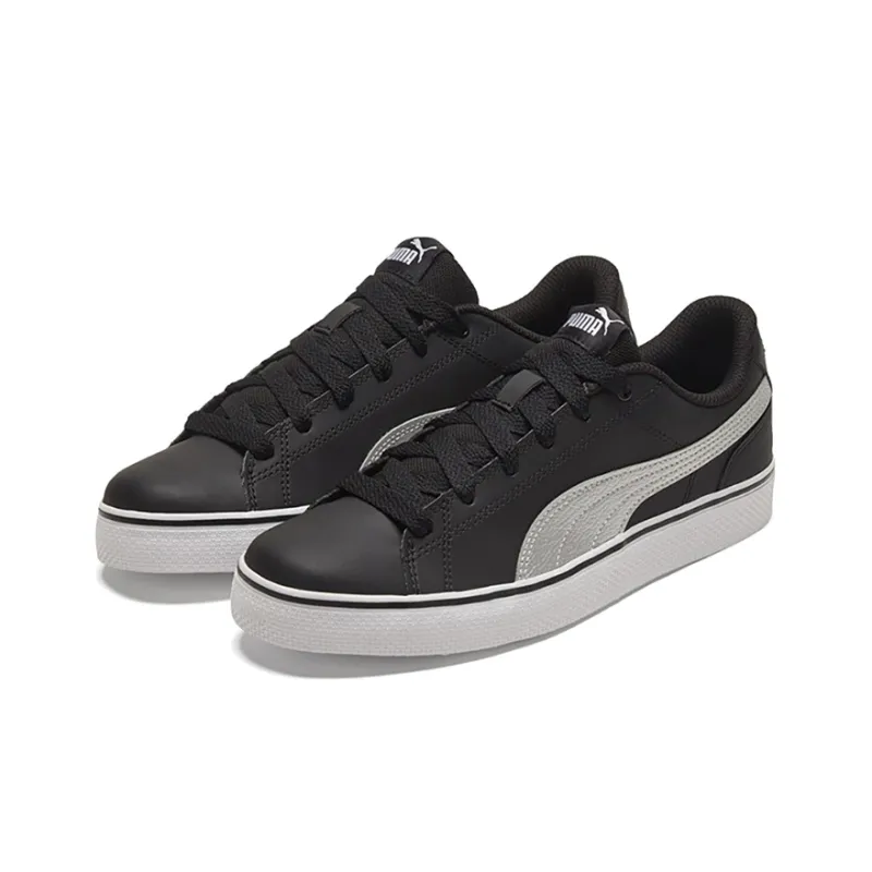 PUMA Court Point Vulc V2 Black/White/Silvery Low Casual Board Shoes-2