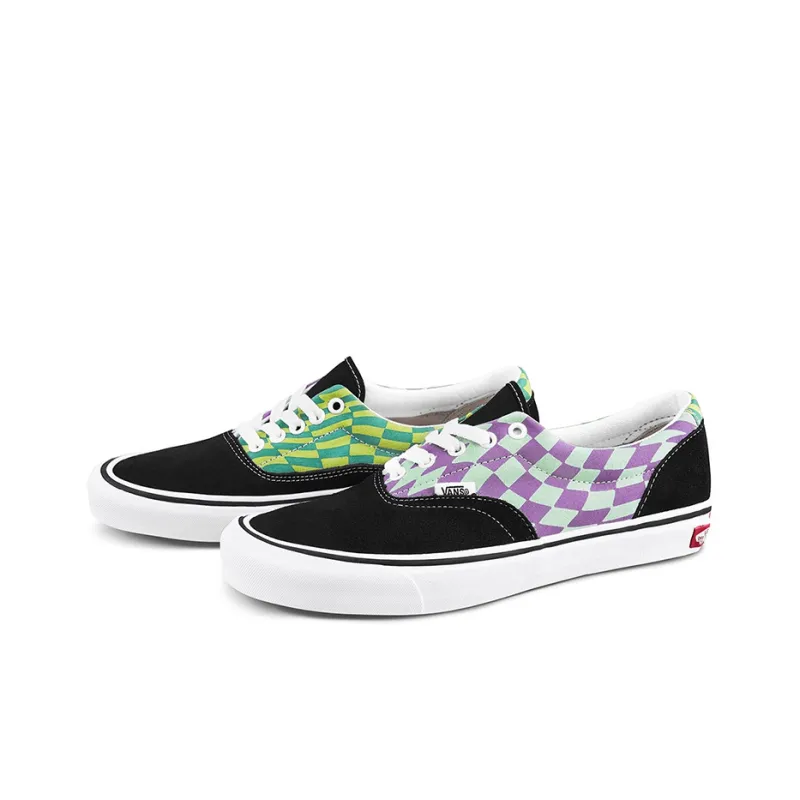 Vans Era Checkerboard Black/Multi Color-2