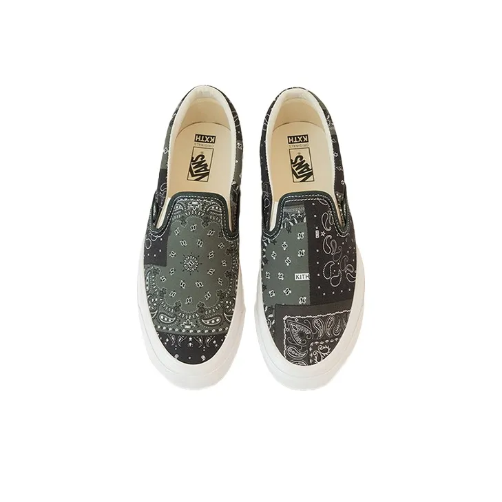 Vans Slip On Kith 10th Anniversary Scarab Bandana-3