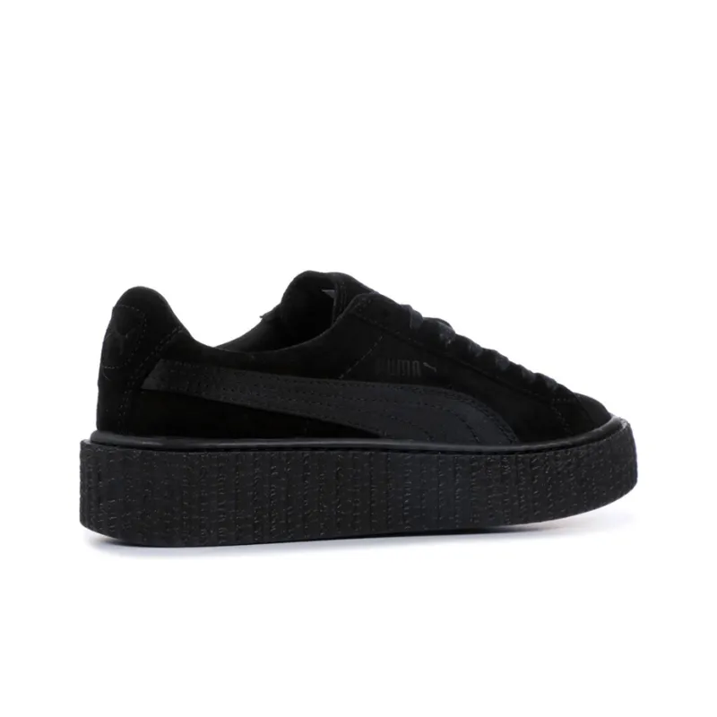 PUMA Creepers Rihanna Fenty Satin Black Women's-4