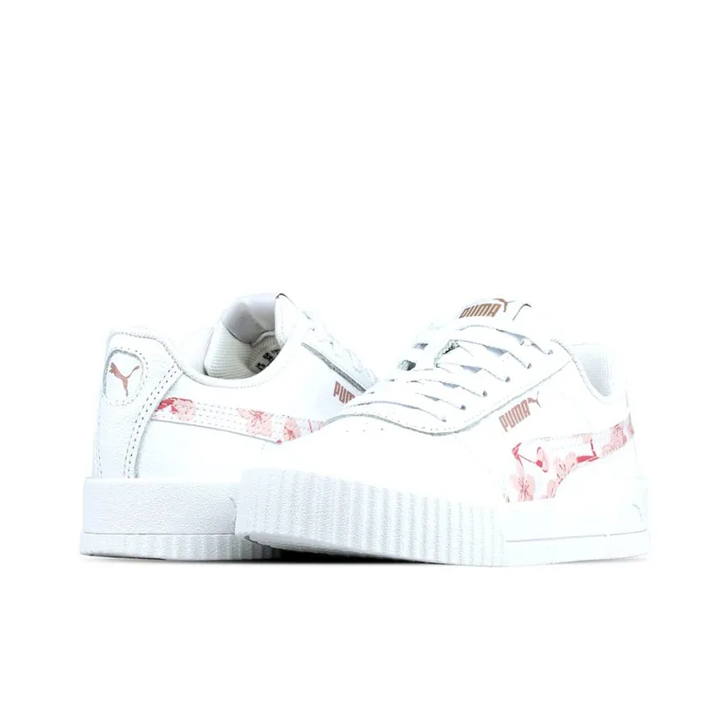 PUMA Carina L Sakura Bdp Balance Lightweight Low-Top Skateboard Shoes Women's White-2