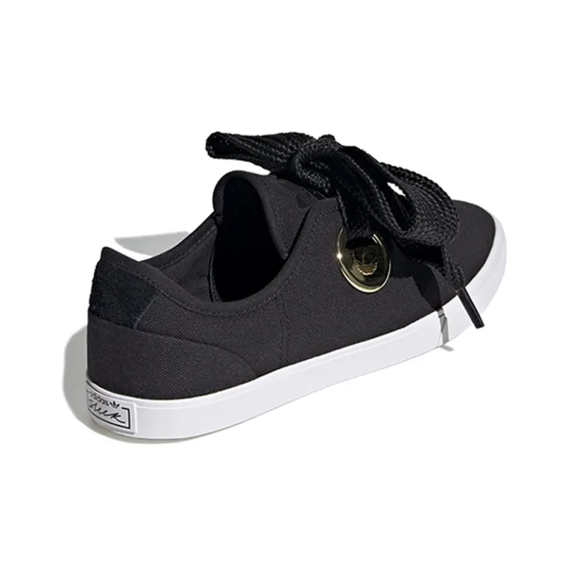 Adidas Women's Sleek Low 'Black Gold Metallic' Women's-3