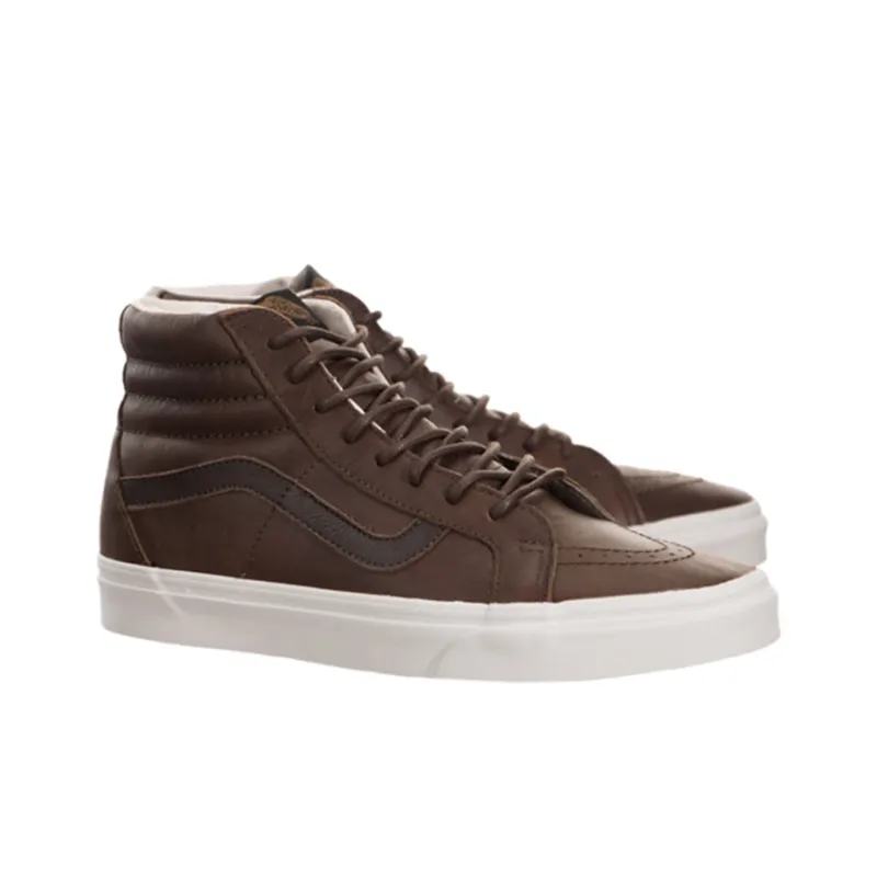 Vans SK8 Hi Reissue Leather Brown-1