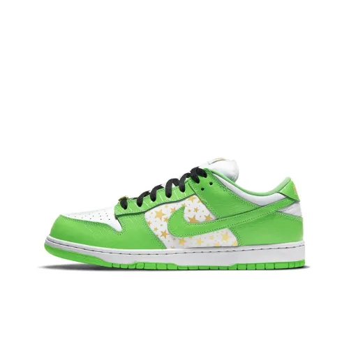 Nike SB Dunk Low Supreme Stars Mean Green 2021