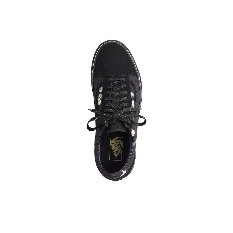 Vans J.Crew X Old Skool 'Black Floral'-2