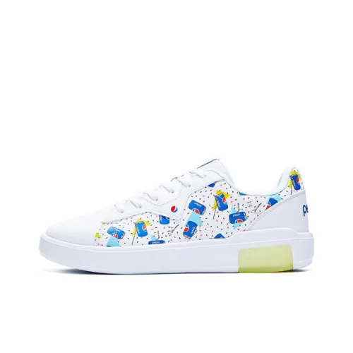 Pepsi X 361° Skateboard Shoes Women's Low-Top White/Blue