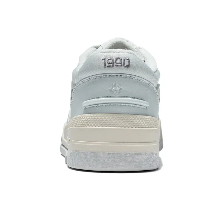 LiNing 001 BTC Lightweight And Breathable Low Top Skateboard Shoes Men's Frost White Gray-5
