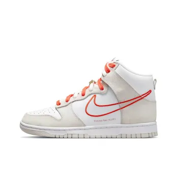 Nike Dunk High First Use White Sail Orange Women's