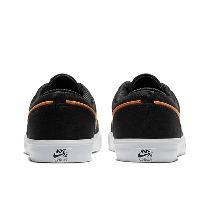 Nike Sb Portmore Ii Solar Cnvs 'Black Yellow'-3