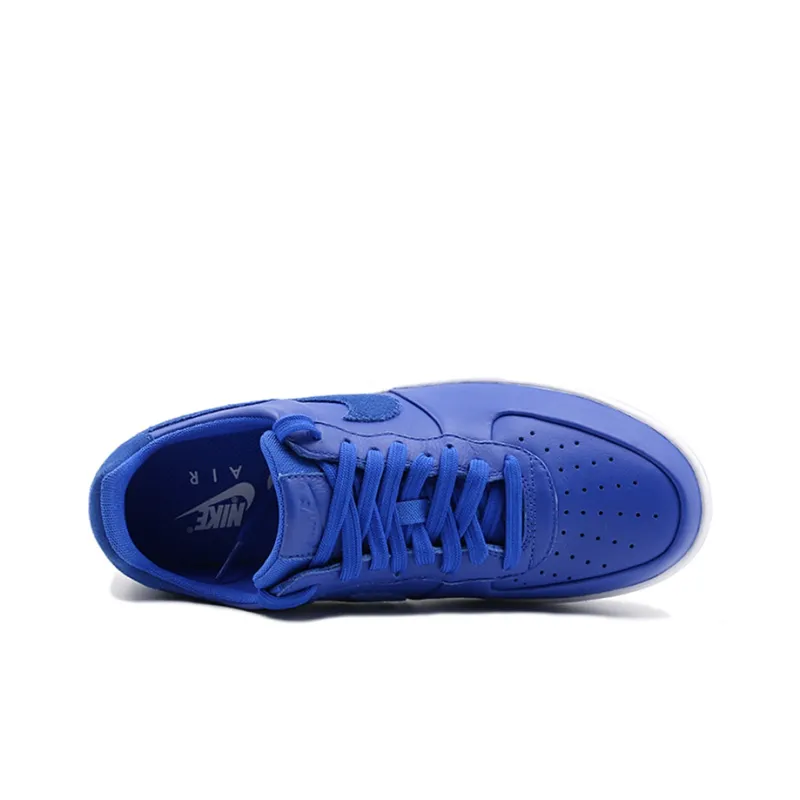 Nike Air Force 1 Ultraforce Lthr Wear-resistant And Lightweight Low-Top Skateboard Shoes Men's Blue White-2