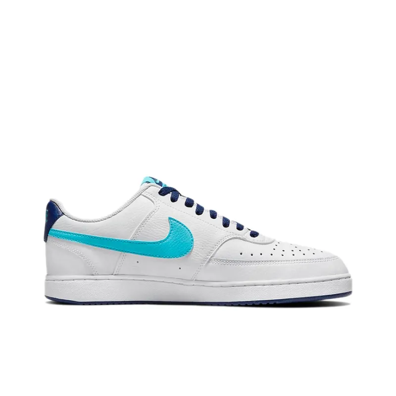 Nike Court Vision Low White Blue Void Turquoise-1
