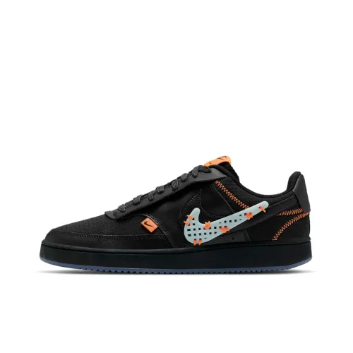 Nike Court Vision 1 Skateboard Shoes Unisex Low-Top Black/Orange