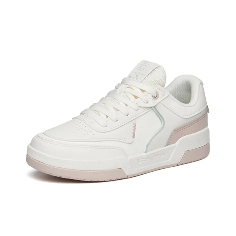 Anta Life Collection Low-Top Skateboard Shoes Women's White Gray-2