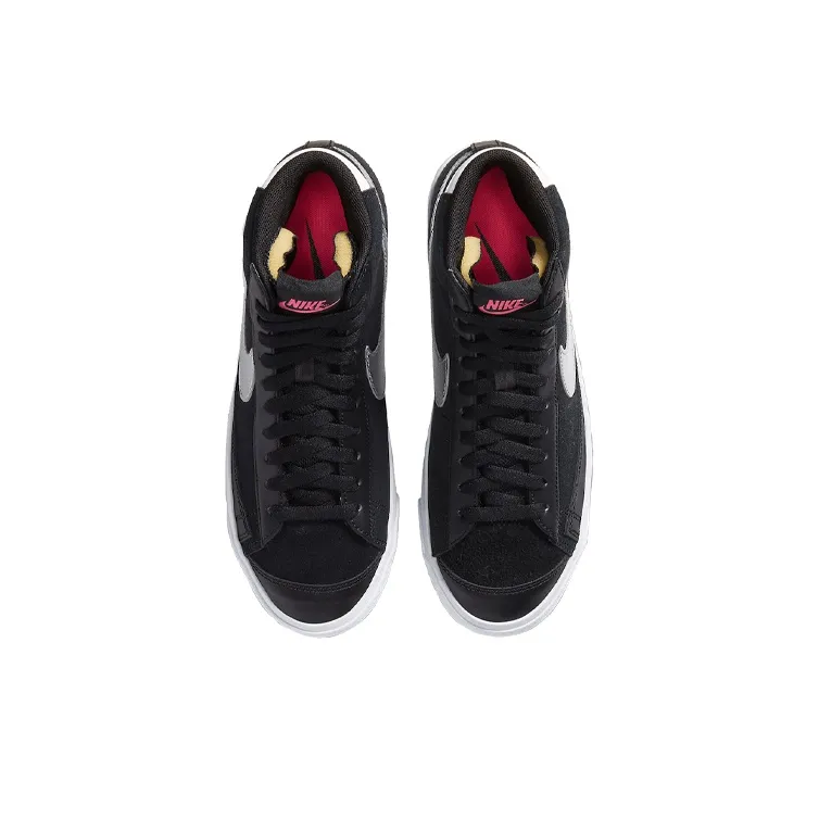 Nike Blazer Mid 77 Black Silver-3