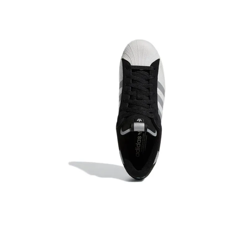 adidas originals Superstar Black Silver Metallic-4