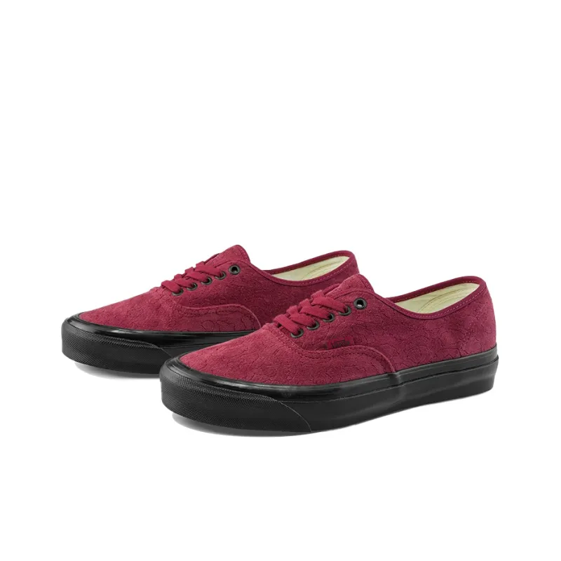Authentic Og Vans Lx 'Velvet Emboidery Leopard Pomegranate'-1