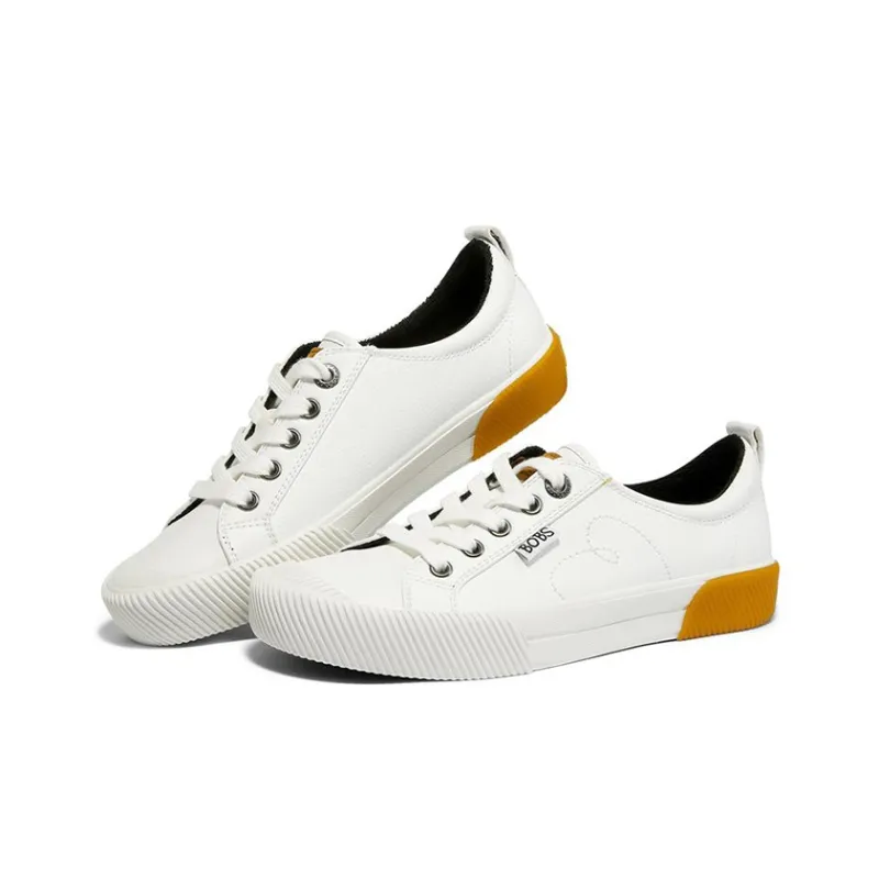 Skechers Bobs B Wilder Low-Top Skateboard Shoes Women's White-2