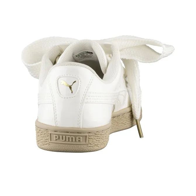PUMA Basket Heart Marshmallow White Women's-2