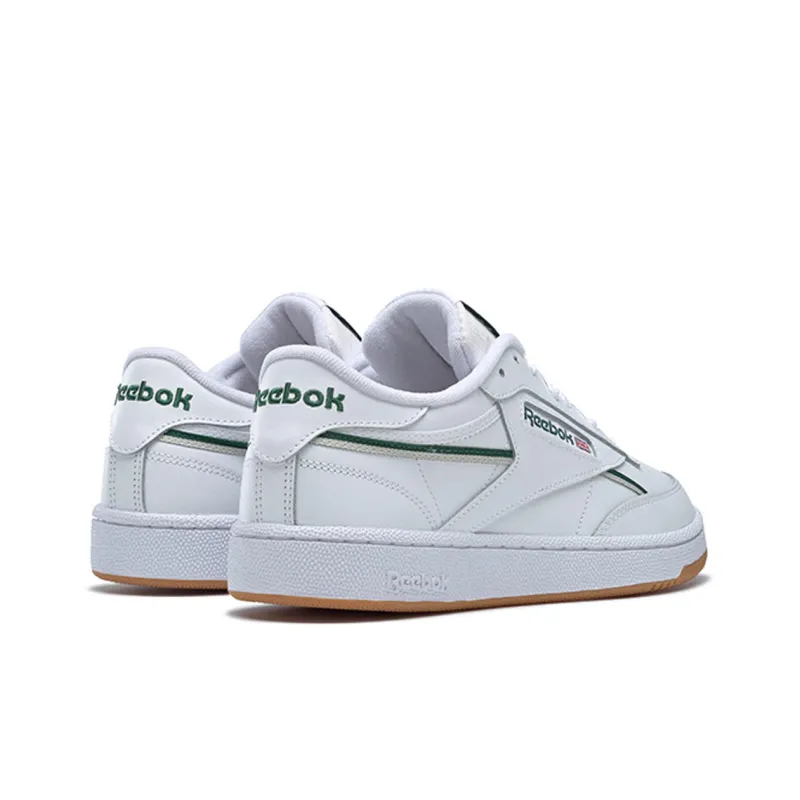 Reebok Club C 85 White Green Skate Shoes Unisex 'White Green'-2