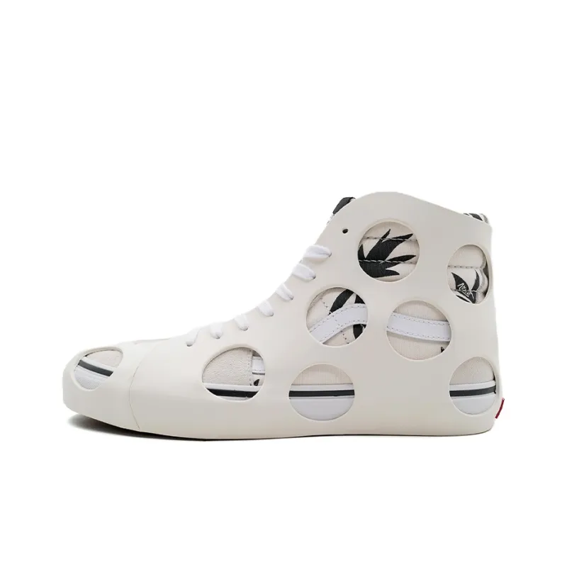 Sk8 Vans Hi Cage Vlt Lx 'Polka Dot Checkered Marshmallow'-0