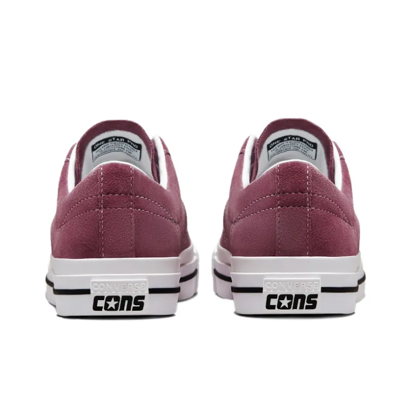 Converse Unisex One Star Pro Low Top Sneakers Red-3