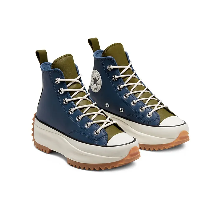 Converse Run Star Hike Hi Navy Dark Moss Women's-2