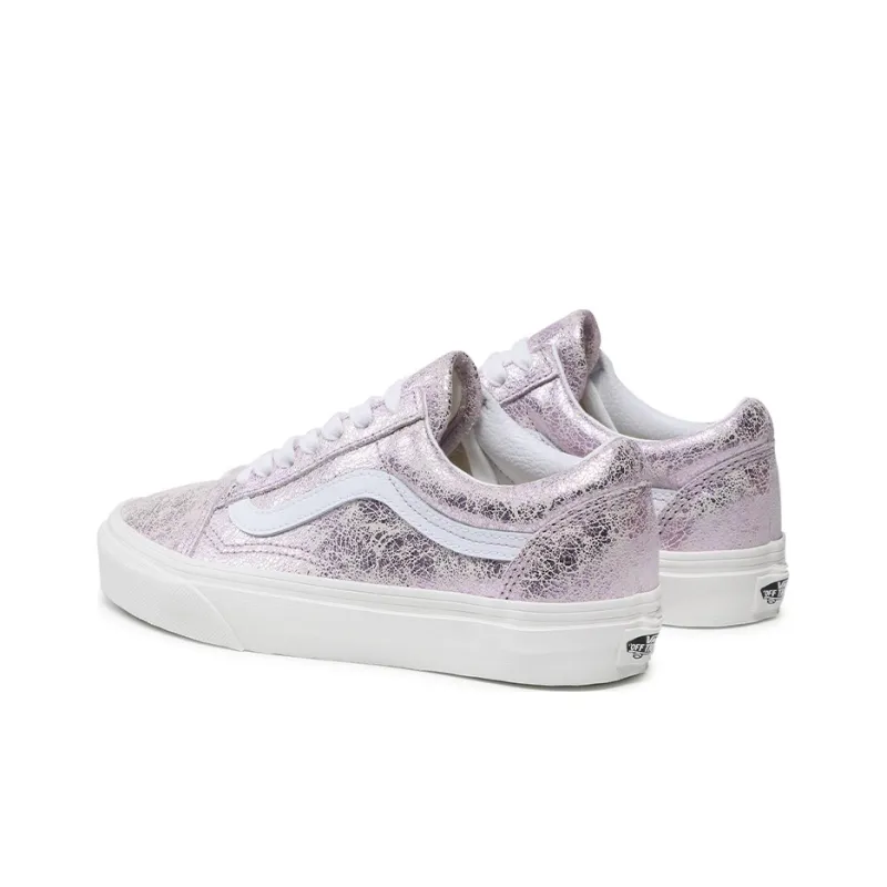 Vans Old Skool Classic Low Tops Casual Skateboarding Shoes Pink-3