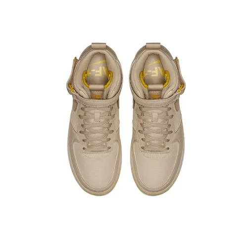 Nike Air Force 1 Mid Canvas Desert Sand Vivid Sulfur-3