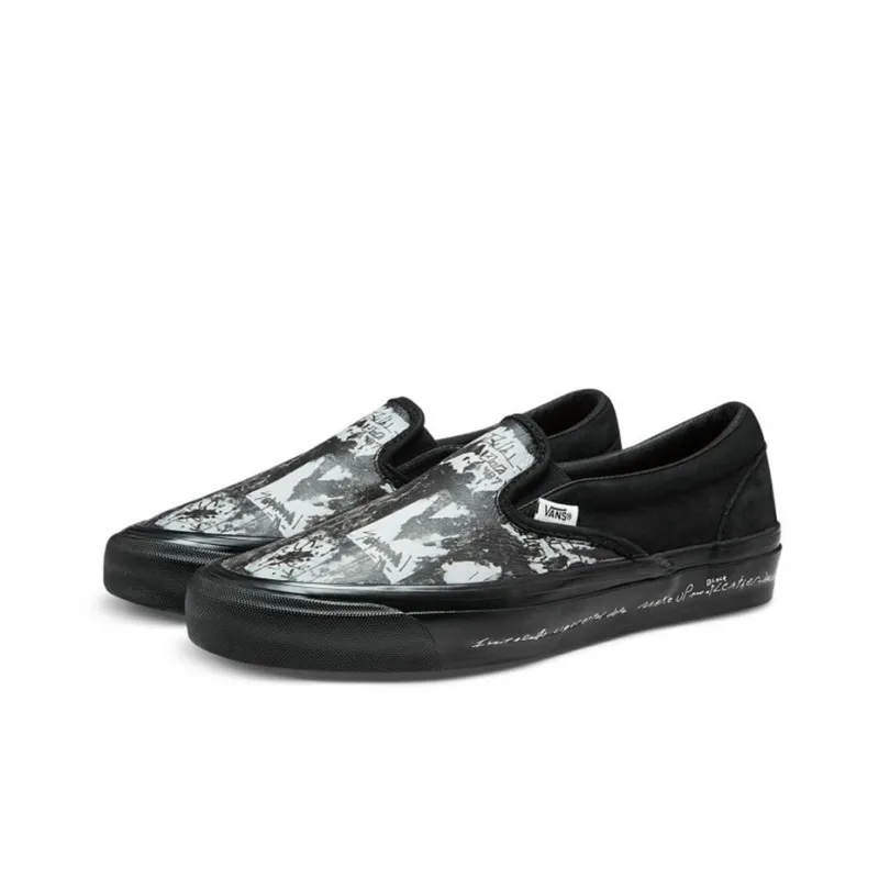 Vans Classic Slip On Lx Jim Goldberg Black Wall-2