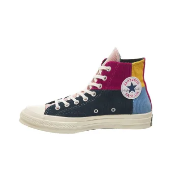Converse Chuck Taylor All Star 70 Hi Corduroy Patchwork Gold Navy