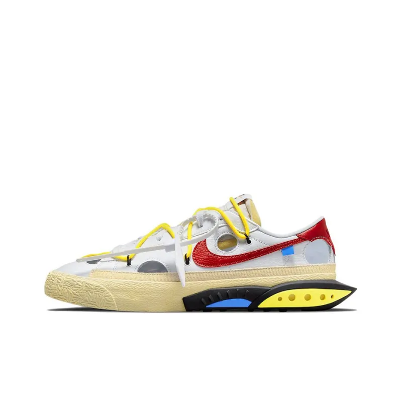 Nike Blazer Low Off White University Red-0