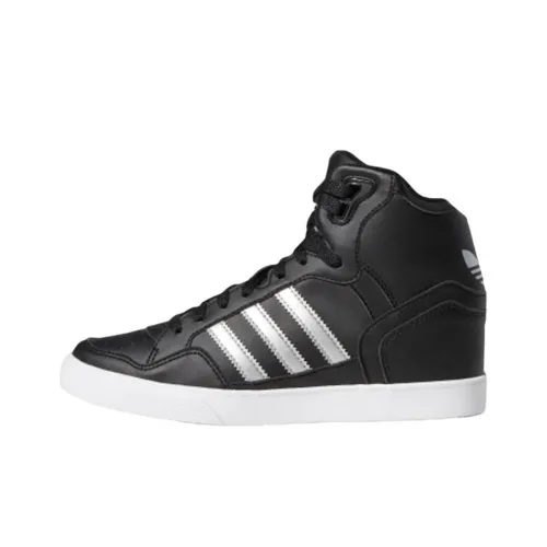 Adidas Originals Extaball Up Skateboard Shoes Women's High-Top Black/White