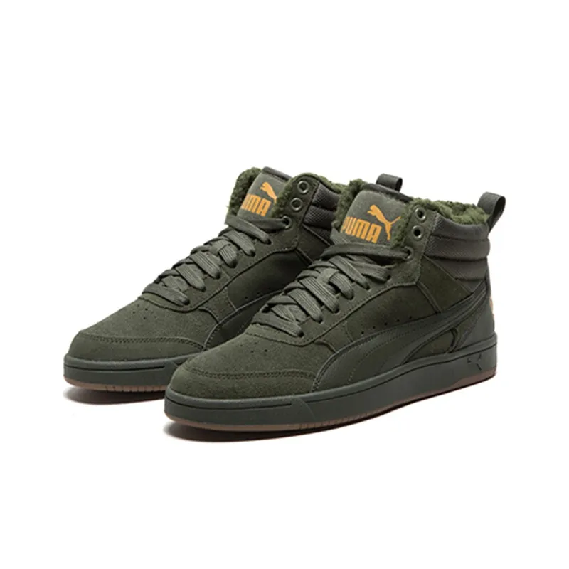 PUMA Rebound Street High Board Shoes Green-2