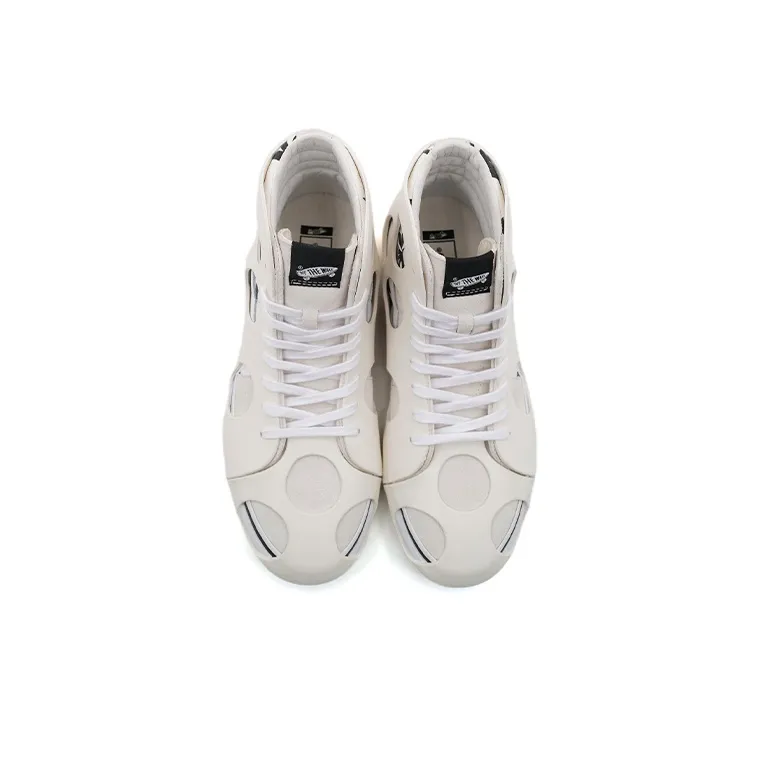 Sk8 Vans Hi Cage Vlt Lx 'Polka Dot Checkered Marshmallow'-3