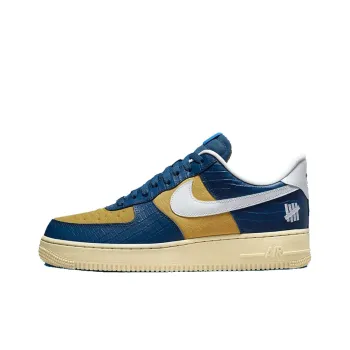 Nike Air Force 1 Low Sp Undefeated 5 On It Blue Yellow Croc