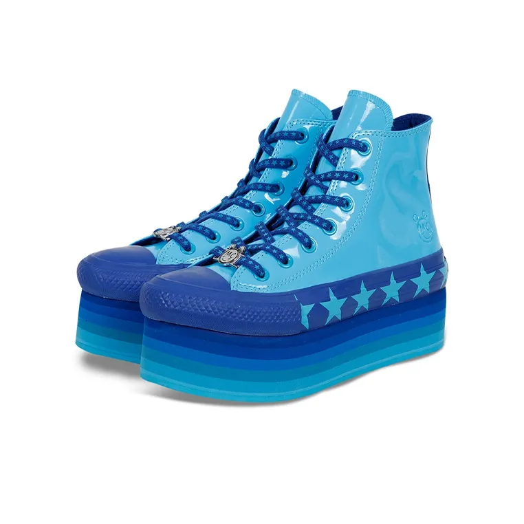 Converse Chuck Taylor All Star Lift Hi Miley Cyrus Blue Women's-2