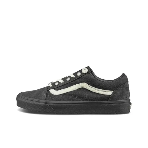 C2h4 X Vans Old Skool Skateboard Shoes Unisex Low-Top Black/White