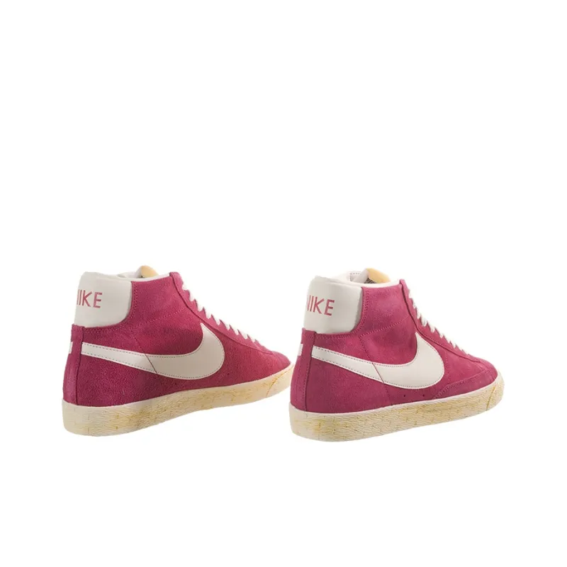 Nike Blazer Coverage Skateboard Shoes Men's Pink White-2