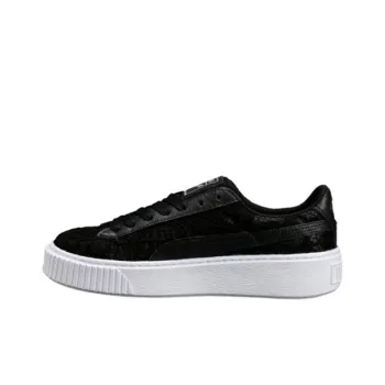 PUMA Basket Platform Fo 'Black' Women's