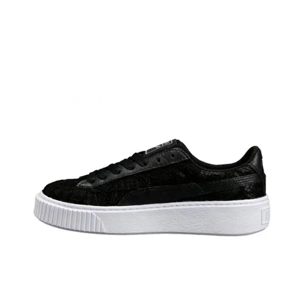PUMA Basket Platform Fo 'Black' Women's-0