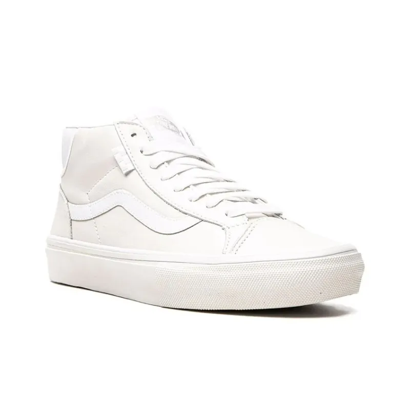 Vans Skate Mid Skool Mid Tops Casual Skateboarding Shoes White-2