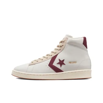 Pro Leather Converse High 'White Deep Bordeaux'