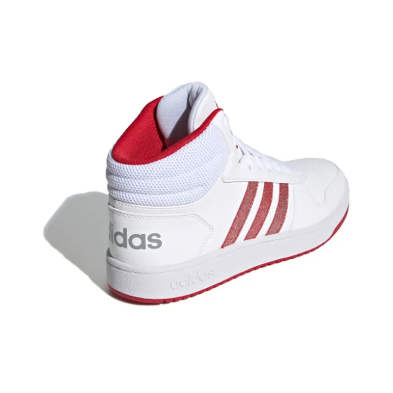 Adidas Neo Hoops 2.0 Mid 'White Red' Women's-3