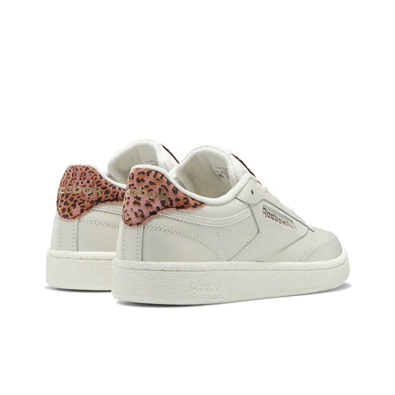 Reebok Women's Club C 85 'Cheetah Print Chalk' Women's-4