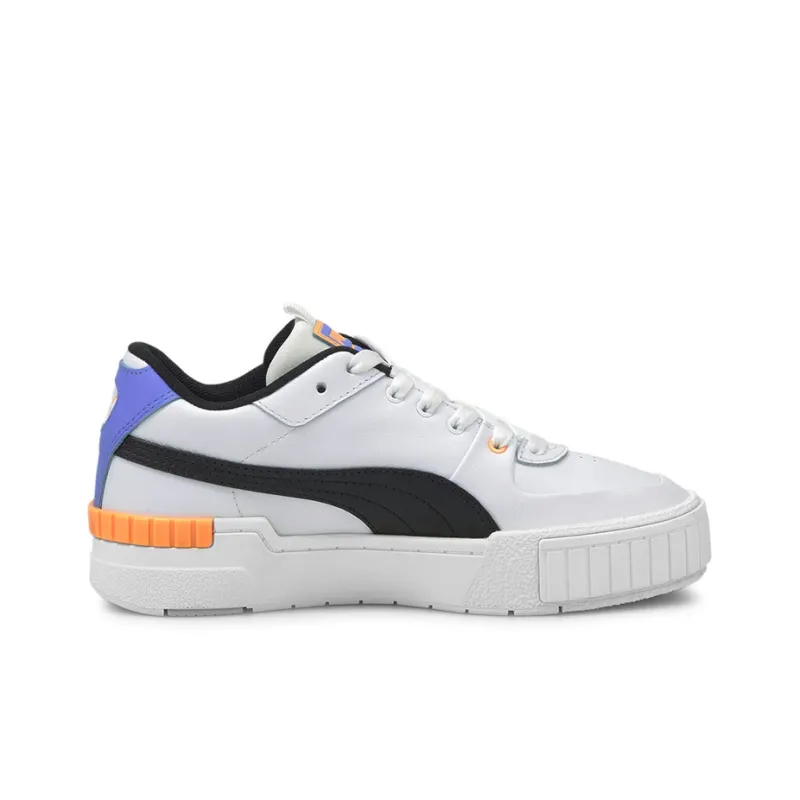 PUMA Cali Sport Sport Balance Lightweight Breathable Low-Top Casual Skateboard Shoes Women's Black Blue Purple-1