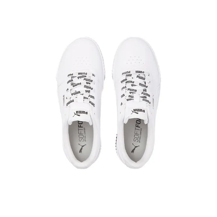 PUMA Carina Logomania Sneakers White/Black Women's-2