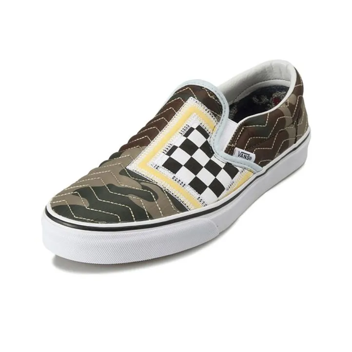 Vans Classic Slip On Mixed Quilting Camo-1