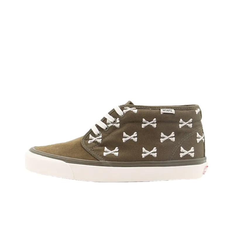 Vans Chukka Boot Wtaps Olive Crossbones-0