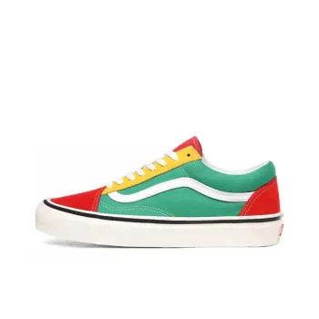 Old Skool Vans 36 Dx 'Red Emerald Yellow'