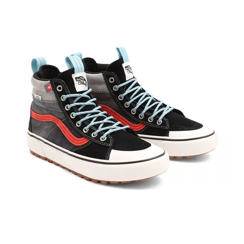 Vans SK8 HI Mte 2 'Black Grey Pink'-2